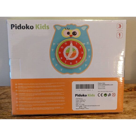 Kids PreSchool Clock: Pidoko Sound Clock teaching time - Picture 2 of 5